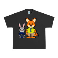 Pigment Black zootopia duo chibi Urban Heavy Tee - artisFamous
