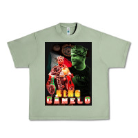 Oil Green canelo boxing Urban Heavy Tee - artisFamous