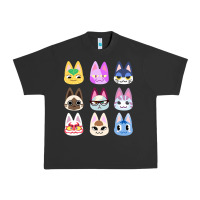 Pigment Black animal crossing cute cats animal crossing new horizons Urban Heavy Tee - artisFamous
