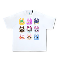 White animal crossing cute cats animal crossing new horizons Urban Heavy Tee - artisFamous