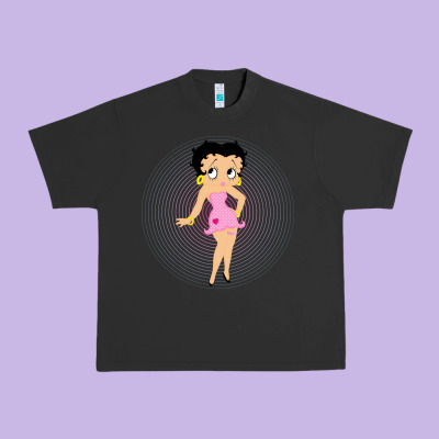 Betty Boop Urban Heavy Tee Designed By Artisfamous