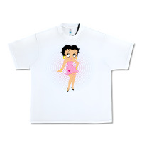 White betty boop Urban Heavy Tee - artisFamous