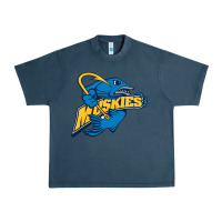 Midnight Navy lakeland university muskies Urban Heavy Tee - artisFamous