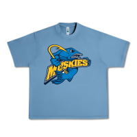Pebble Blue lakeland university muskies Urban Heavy Tee - artisFamous