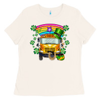 Bone st. patricks day school bus Ladies Tee - SublimationCraftShop