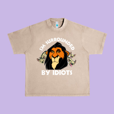 Surrounded By Idiots Book Urban Heavy Tee Designed By Artisfamous