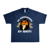 Navy surrounded by idiots book Urban Heavy Tee - artisFamous