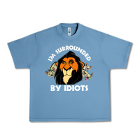 Pebble Blue surrounded by idiots book Urban Heavy Tee - artisFamous
