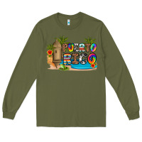 Army Green puerto rico Long Sleeve Tee - Artiststas