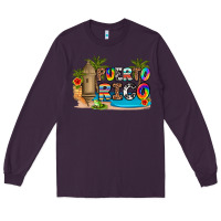 Plum puerto rico Long Sleeve Tee - Artiststas