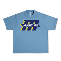 Pebble Blue massachusetts maritime academy Urban Heavy Tee - artisFamous