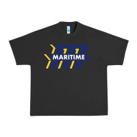 Pigment Black massachusetts maritime academy Urban Heavy Tee - artisFamous