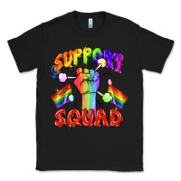 Black support squad pride Classic Tee - FaDigitalArtStudio