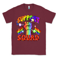 Burgundy support squad pride Classic Tee - FaDigitalArtStudio