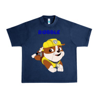 Navy rubble Urban Heavy Tee - artisFamous