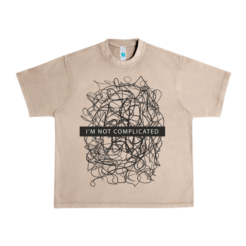 ı'm Not Complicated Urban Heavy Tee by artisFamous | Teevron