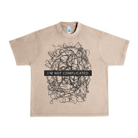 French Oak ı'm not complicated Urban Heavy Tee - artisFamous