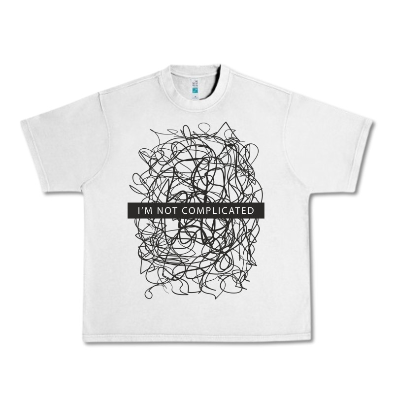 ı'm Not Complicated Urban Heavy Tee by artisFamous | Teevron