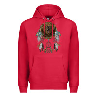 Cardinal bear  native dreamcatcher Premium Hoodie - BarkalooDesign