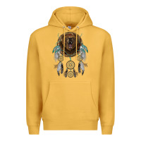 Mustard bear  native dreamcatcher Premium Hoodie - BarkalooDesign