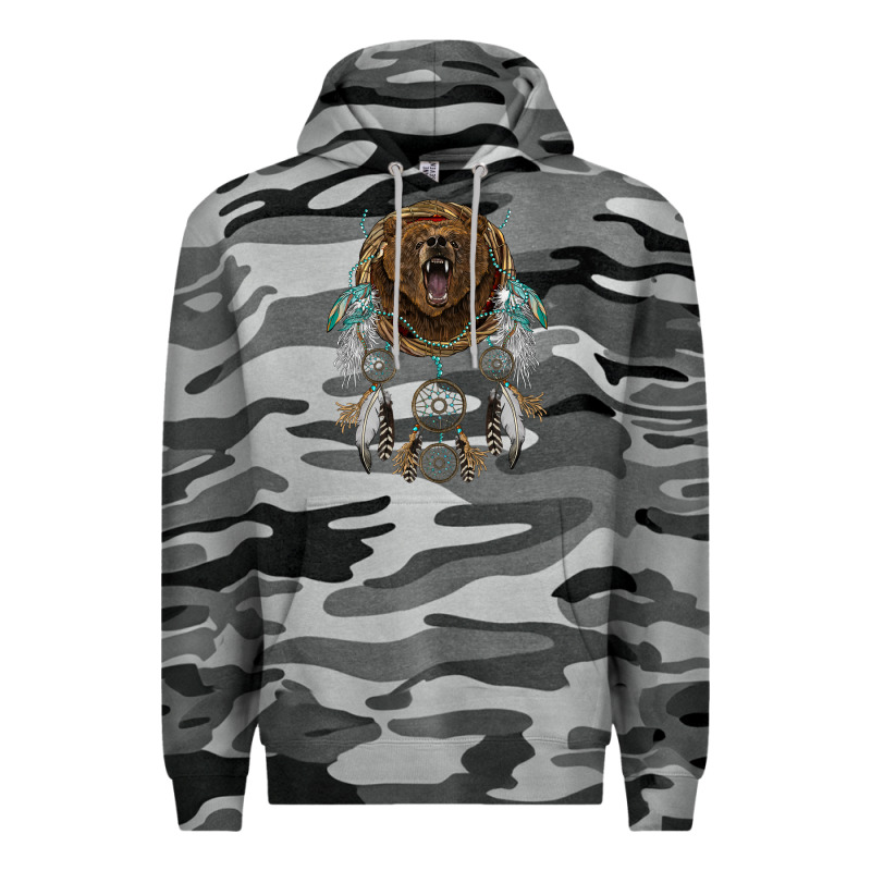 Bear  Native Dreamcatcher Premium Hoodie by BarkalooDesign | Teevron