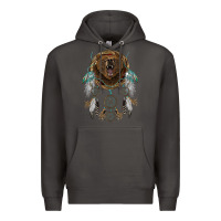 Smoke bear  native dreamcatcher Premium Hoodie - BarkalooDesign