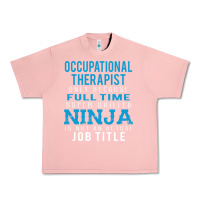 Salmon occupational therapist because ninja is not a job title Urban Heavy Tee - DesigneFamous