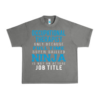 Tornado occupational therapist because ninja is not a job title Urban Heavy Tee - DesigneFamous
