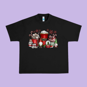 Christmas Coffee Drink Urban Heavy Tee Designed By Cowhidedigitalart