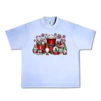 Grape Ice Christmas Coffee Drink Urban Heavy Tee - CowhideDigitalArt