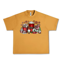 Peanut Butter Christmas Coffee Drink Urban Heavy Tee - CowhideDigitalArt