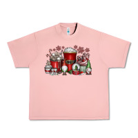 Salmon Christmas Coffee Drink Urban Heavy Tee - CowhideDigitalArt