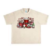 Sandshell Christmas Coffee Drink Urban Heavy Tee - CowhideDigitalArt