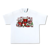 White Christmas Coffee Drink Urban Heavy Tee - CowhideDigitalArt