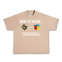 Burro youth rubiks cube rotate the sides to the position shown cube Urban Heavy Tee - DesigneFamous