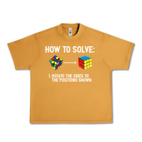 Peanut Butter youth rubiks cube rotate the sides to the position shown cube Urban Heavy Tee - DesigneFamous