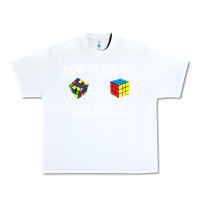 White youth rubiks cube rotate the sides to the position shown cube Urban Heavy Tee - DesigneFamous