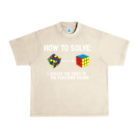 Sandshell youth rubiks cube rotate the sides to the position shown cube Urban Heavy Tee - DesigneFamous