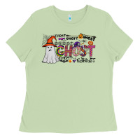Matcha ghost Ladies Tee - CowhideDigitalArt