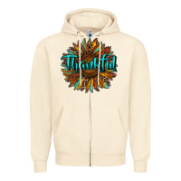 Sandshell thankful sunflower Zipper Hoodie - RanaPortraitStore