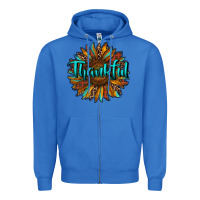 True Royal thankful sunflower Zipper Hoodie - RanaPortraitStore