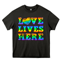 Asphalt Western Love Lives Here Heavy Core Tee - BundleAndBundleShop