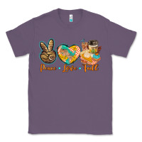 Lavender peace love fall Classic Tee - BarkalooDesign