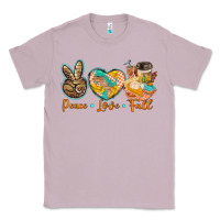 Lilac peace love fall Classic Tee - BarkalooDesign