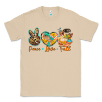 Mushroom peace love fall Classic Tee - BarkalooDesign