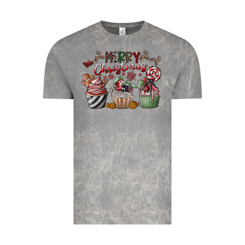 Merry Christmas Vintage Tee by CowhideDigitalArt | Teevron