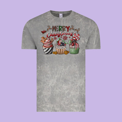 Merry Christmas Vintage Tee Designed By Cowhidedigitalart
