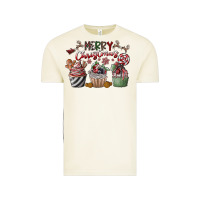 Vintage Arctic Merry Christmas Vintage Tee - CowhideDigitalArt