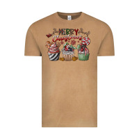 Vintage Camel Merry Christmas Vintage Tee - CowhideDigitalArt