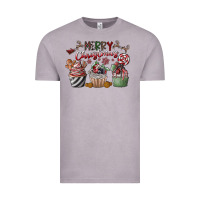 Vintage Zinc Merry Christmas Vintage Tee - CowhideDigitalArt